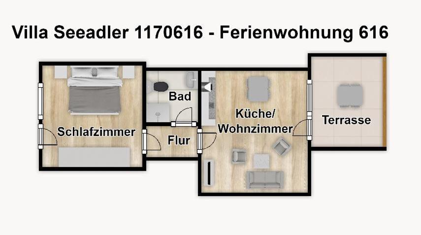 Villa Seeadler Ferienwohnung 616 Binz Zewnętrze zdjęcie